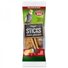 Perfecto Bird Vogel Sticks Tyčky pro ptáky - modrý mák, banán a třešeň 2ks 13,5cm / 160g