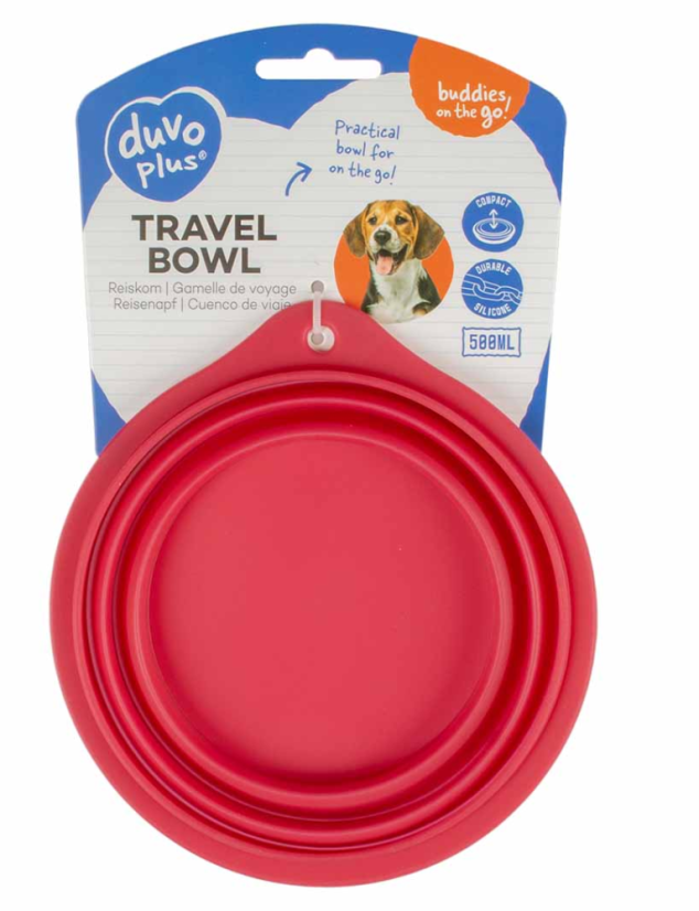 DUVO Cestovní miska silikon 250ml