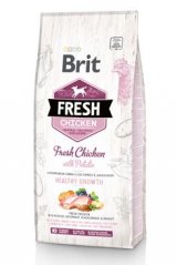 Brit Fresh Dog Chicken&Potato Puppy HealthyGrowth 2,5kg