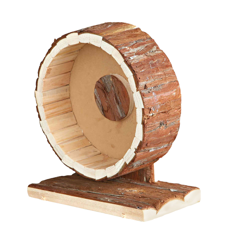 DUVO Kolotoč dřevěný pro hlodavce 20x12x22,5cm