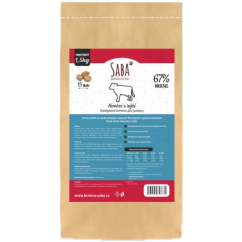 SABA Junior Hovězí s rýží pro štěňata 1,5kg