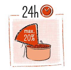 PUUR Tyčinka andulka papája/pomeranč 60g