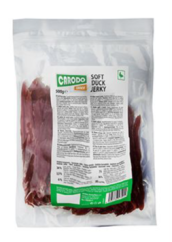 CARODO Dog poch. Měkký kachní jerky 500g