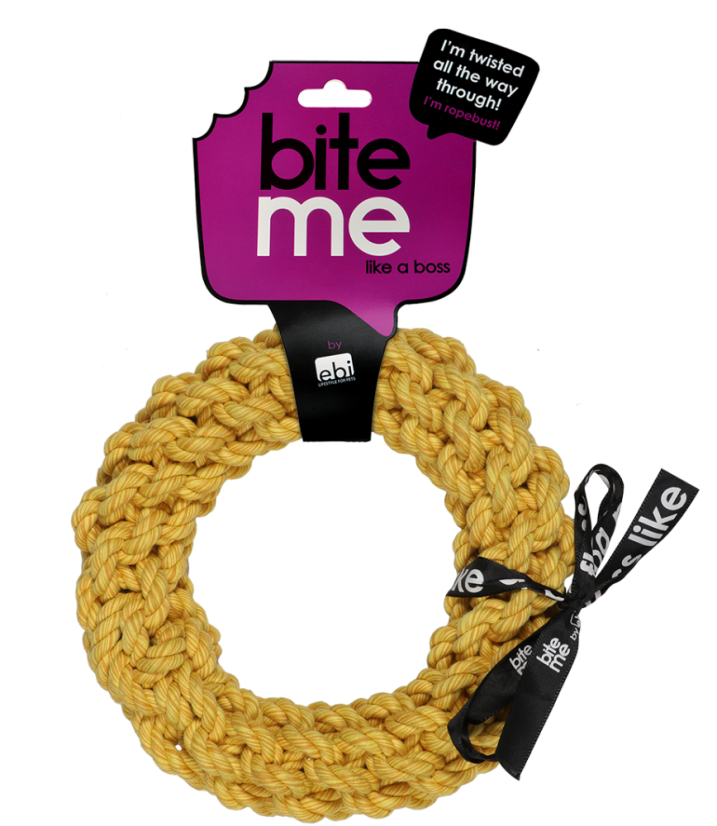 Bavlněný Kruh žlutý 18cm