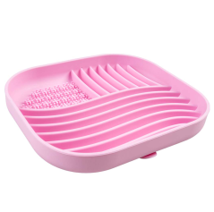 DUVO Lízací podložka čtvercová růžová 20x17,5cm.