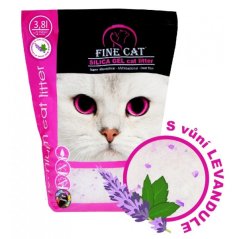 FINE CAT Silica-gel LEVANDULE 3,8litru / 1,7kg