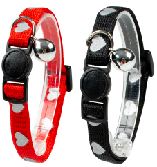 DUVO Obojek Cat 20-30x1cm.srdce