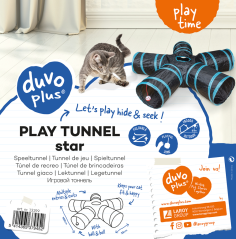 DUVO Tunel šustící Hvězda 100x25cm
