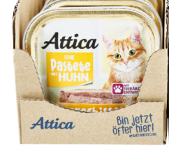 Attica paštika pro kočky kuřecí 100 g
