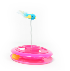 DUVO hračka kočičí Happy Hoop růžová 26cm