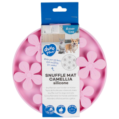 DUVO Lízací podložka růžový kruh 20x20cm.