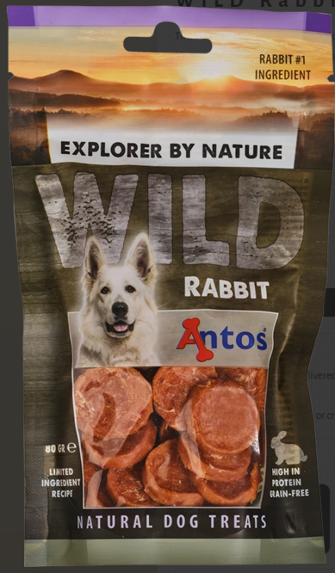 ANTOS Wild Králík 80g