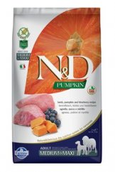 N&D GF Pumpkin DOG Adult M/L Lamb & Blueberry 2,5kg