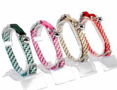 DUVO Obojek Cat 20-30x1cm.retro srdce