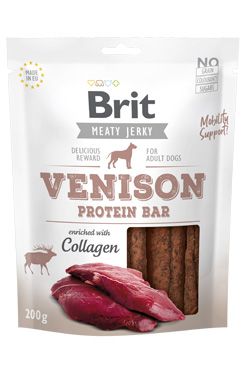 Brit Jerky Venison Protein Bar 200g