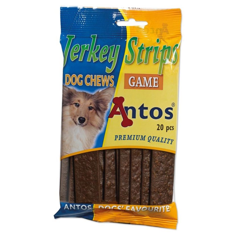 ANTOS Jerky strips zvěřina 200g