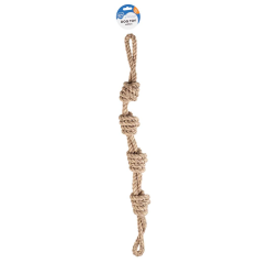 DUVO Hračka bavlněná čtyřuzel hnědý 74cm.