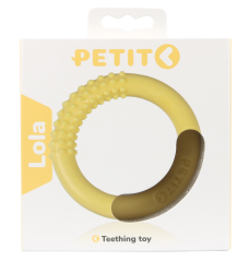 Hračka Petit kroužek žlutý 10cm