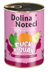 Dolina Noteci Superfood Kachna a křepelka 400g