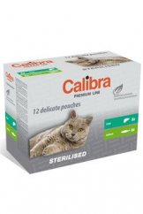 Calibra Cat kapsička Premium Steril. multipack 12x100g
