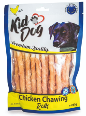 KIDDOG Kuřecí obalené na tyčince 250g.