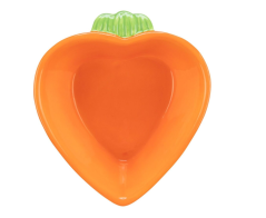 Keramická miska mrkev (morče, králík) 180ml, 12x11cm, oranžová Trixie