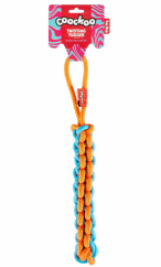 Coockoo hračka Pešek pletená modrý/oranžový 45cm.