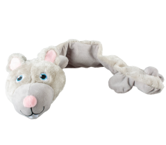 DUVO hračka plyšová dlouhý králík pískací 62cm