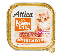 Attica paštika pro kočky - kachna 100 g