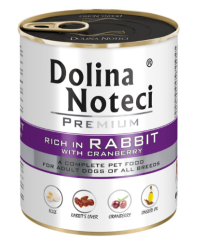 Dolina Noteci Králík s brusinkami 800 g