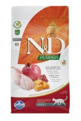 N&D GF Pumpkin CAT Quail & Pomegranate 5kg