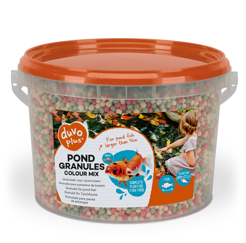 DUVO Pond krmivo mix kuličky 5l. vědro