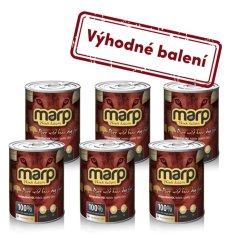 Marp Wild Boar konzerva pro psy s divočákem 6x400g
Marp Wild Boar konzerva pro psy s divočákem 6x400g