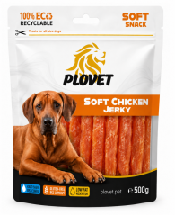 PLOVET Dog Měkké kuřecí proužky 500g