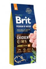 Brit Premium Dog by Nature Junior M 15kg