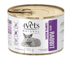 Konzervy 4Vets Natural pro kočky – kvalita ověřená veterináři