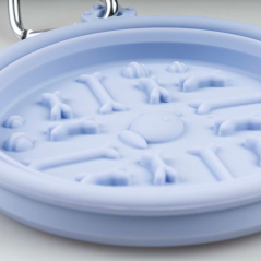 DUVO Cestovní miska silikonová na olizování 475ml.