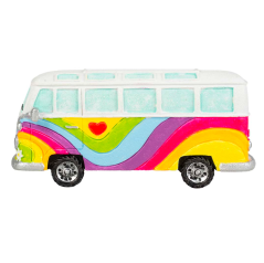 DUVO Akvarijní dekorace  happy autobus 13x6x6cm