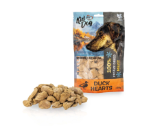 KIDDOG SP 100% kachní srdíčka sušená mrazem 50gr.