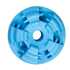 DUVO Hračka tvrdá guma dentalní míč Griplay UFO modrý 11cm.