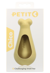 hračka Petit kužel na snacky žlutý 12cm