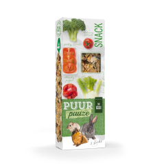 PUUR Tyčinka drobný hlodavec brokolice&rajče 110g