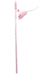 DUVO hračka Cat Udice myška růžová 47cm.