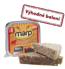 Marp Beef vanička pro kočky s hovězím 16x100g