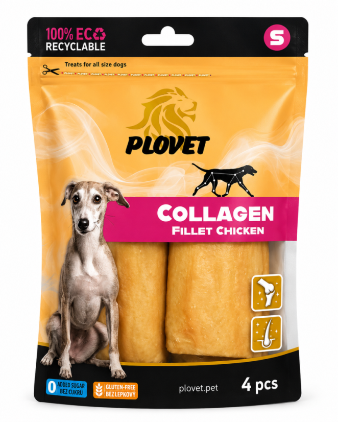 PLOVET Kolagenový filet S, kuřecí  4ks