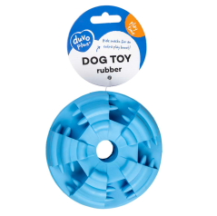 DUVO Hračka tvrdá guma dentalní míč Griplay UFO modrý 11cm.