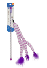 DUVO hračka Cat Udice boa fialová 44cm.