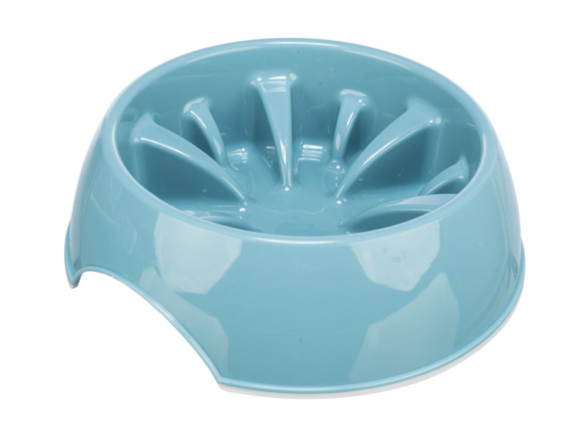 Miska k pomalému krmení, design slunečnice, plast TPR 0,3l Trixie
