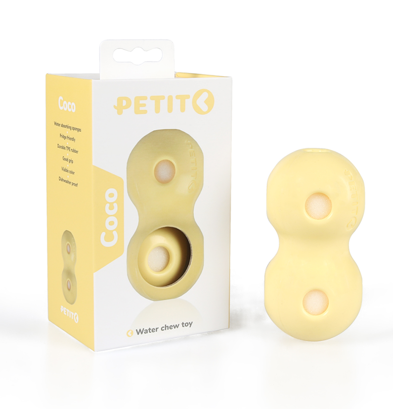 hračka Petit činka do vody žlutá 12cm