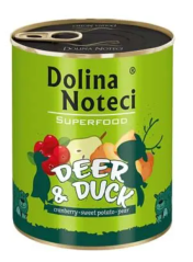Dolina Noteci Superfood Jelen a kachna 800g